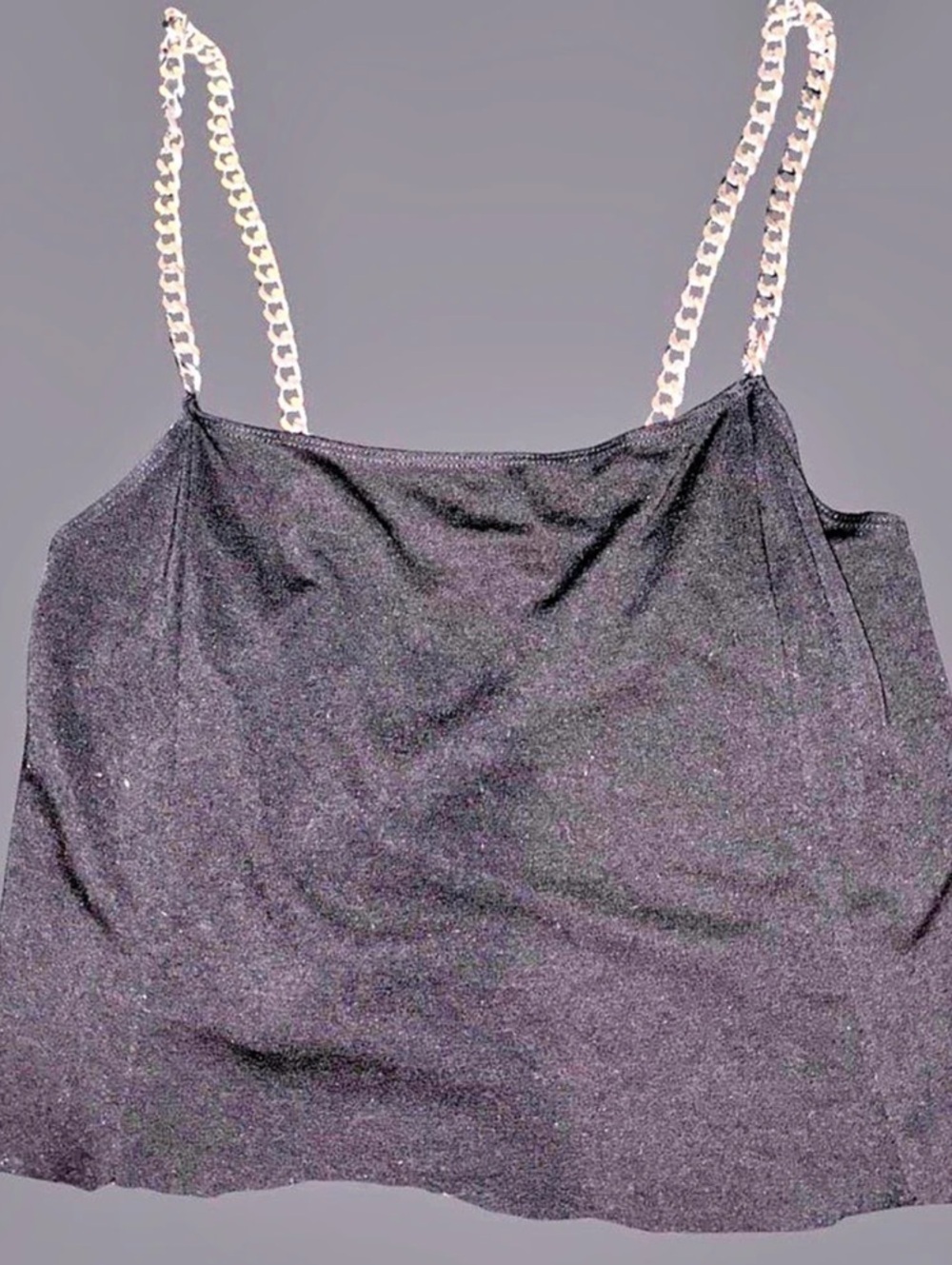 Motel Chain Strap Cami in Black Size Small Like New